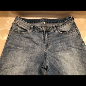 Mid Rise Blue Washed Skinny Jeans